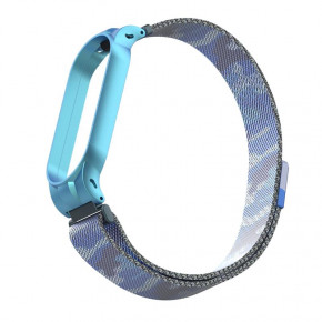  Metal Armorstandart Milanese Magnetic Band  Xiaomi Mi Band 5 Khaki Blue (ARM56856)