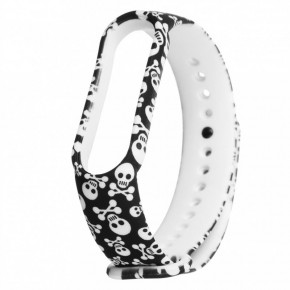  TPU Armorstandart  Xiaomi Mi Band 5 Skulls Black/White (ARM57010)