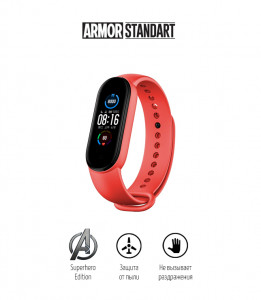  Armorstandart Superhero Edition Xiaomi Mi Band 5 Iron Man Red (ARM57109) 3