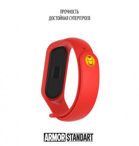  Armorstandart Superhero Edition Xiaomi Mi Band 5 Iron Man Red (ARM57109) 4