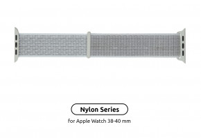  Armorstandart Nylon Band  Apple Watch 38mm/40mm Reflective White (ARM57846)