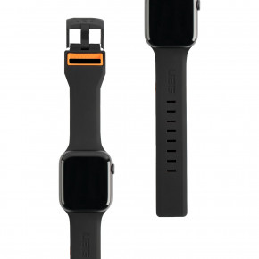  ArmorStandart Civilian Silicone Watch Strap  Apple Watch 42/44 mm Black/Orange (ARM58396) 3