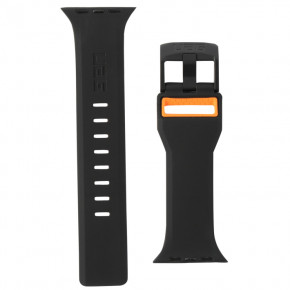  ArmorStandart Civilian Silicone Watch Strap  Apple Watch 42/44 mm Black/Orange (ARM58396) 5