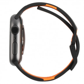  ArmorStandart Civilian Silicone Watch Strap  Apple Watch 42/44 mm Black/Orange (ARM58396) 7