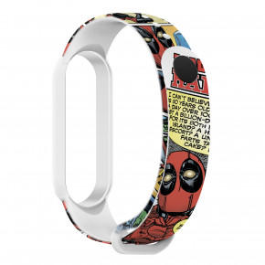  ArmorStandart Superhero  Xiaomi Mi Band 6/5 DP Comix White (ARM59252)