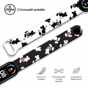  ArmorStandart Cartoon  Xiaomi Mi Band 6/5 Mickey Siluet Black (ARM59256) 4