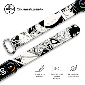  ArmorStandart Superhero  Xiaomi Mi Band 6/5 Symbiosis comix White (ARM59266) 4