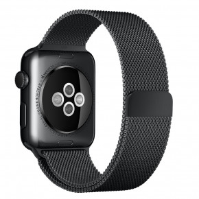  Apple Watch 42/44 mm Black Milanese Loop