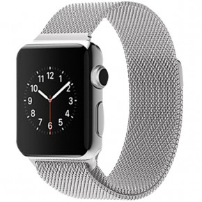  Apple Watch 42/44 mm Silver Milanese Loop