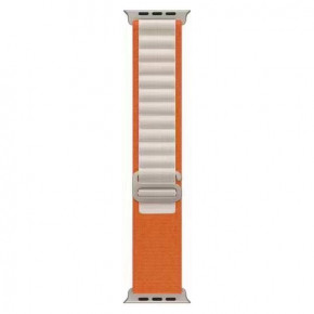   -  Band Alpine Loop Apple Watch 42/44/45/49 mm Orange-White (Alpin42-9.Orange-White)