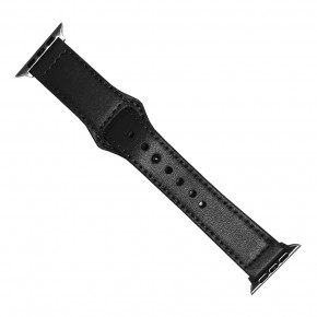  Apple Watch Leather Band 42/44 Black