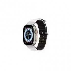   - Band Ocean two-tone Apple Watch 38/40/41 mm White-Black (Ocean38-21.White-Black)