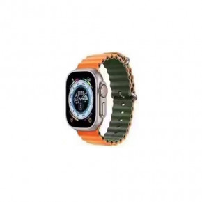   - Band Ocean two-tone Apple Watch 38/40/41 mm Orange-Khaki (Ocean38-23.Orange-Khaki)