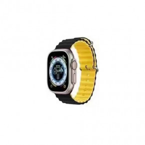   - Band Ocean two-tone Apple Watch 38/40/41 mm Black-Yellow (Ocean38-27.Black-Yellow)