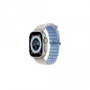   - Band Ocean two-tone Apple Watch 42/44/45/49 mm White-Blue (Ocean42-25.White-Blue)