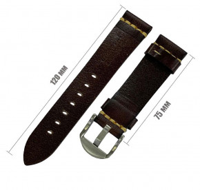   Primolux C052B Steel buckle   Xiaomi Mi Watch - Dark Brown 4