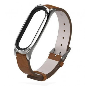   Primolux Mijob  - Amazfit Band 5 - Brown&;Silver