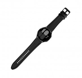  Primolux Leather Silicone   Samsung Galaxy Watch 4 40mm SM-R860 / SM-R865 - Black 8