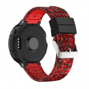  TPU SK Pattern Printing  Garmin Forerunner 220 230 235 620 630 735 15mm Red