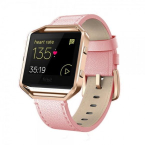  TTech Leather Colourful Series Fitbit Blaze Rose Red (BS-000066637)