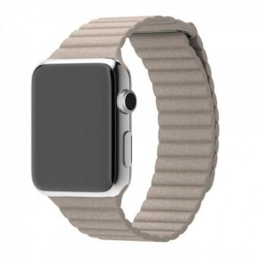  TTech Leather Loop Series  Apple watch 42 mm/44 mm Gray (BS-000058331)