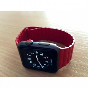  TTech Leather Loop Series  Apple watch 42 mm/44 mm Red (BS-000058331) 3