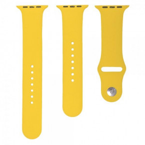  TTech 3 in 1 Silicone Series  Apple watch 42 mm/44 mm Yellow (BS-000066520) 3