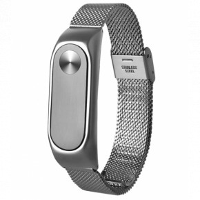  TTech Steel Series  Xiaomi Mi Band 2 Silver (BS-000043042)