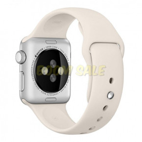  TTech 3 in 1 Silicone Series  Apple watch 38 mm/40 mm Antiquie White 3