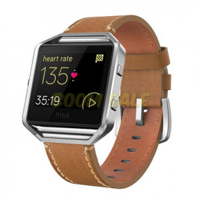  TTech Leather Colourful Series Fitbit Blaze Brown