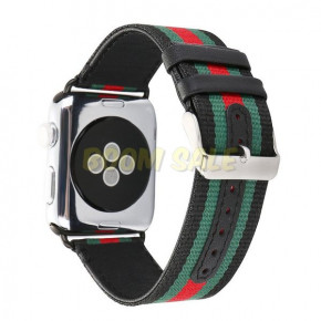  TTech Nylon Strap Series  Apple Watch 38 mm/40 mm Black 3