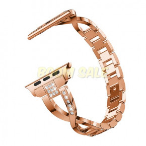  TTech Steel Zinc Diamonds Series  Apple Watch 38 mm/40 mm Rose Gold