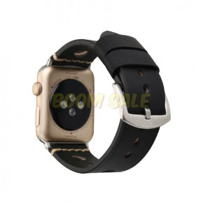  TTech Leather Ancient Series  Apple Watch 42 mm/44 mm Black