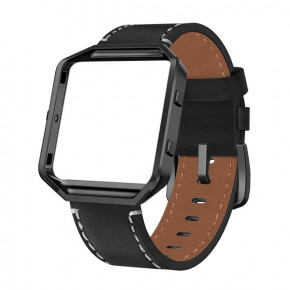  TTech Leather Colourful Series Fitbit Blaze Black