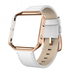  TTech Leather Colourful Series Fitbit Blaze White