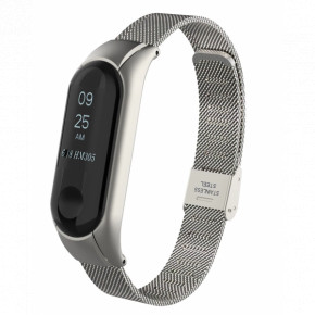  TTech Mesh Steel Series  Xiaomi Mi Band 3 Silver (BS-000058155)