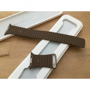  TTech Leather Loop Series  Apple watch 42 mm/44 mm Brown (BS-000058331) 3