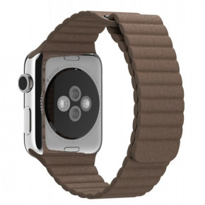  TTech Leather Loop Series  Apple watch 42 mm/44 mm Brown (BS-000058331) 5