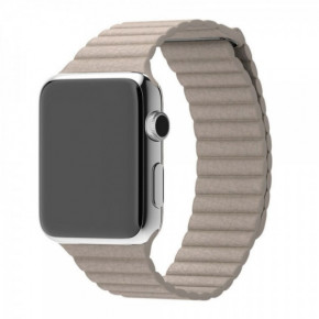  TTech Leather Loop Series  Apple watch 42 mm/44 mm Gray (BS-000058331)