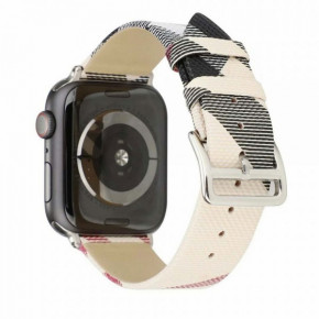  TTech Leather Colors Grid Series  Apple Watch 38 mm/40 mm White (BS-000066643)