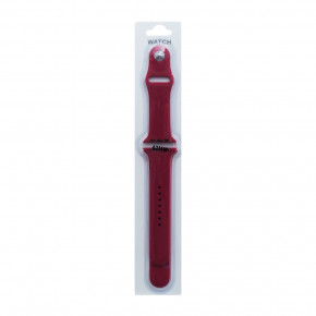  Apple Watch Band Silicone Two-Piece 42 / 44mm  27, Wine Red 28