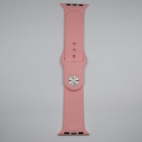  Apple Watch 38mm M/L silicone Pink 3