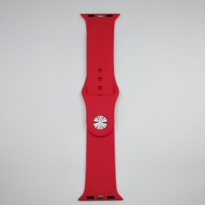  Apple Watch 38mm M/L silicone Red 3