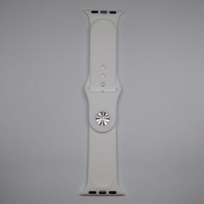  Apple Watch 38mm M/L silicone White 3