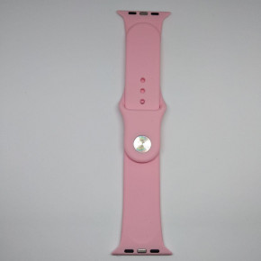  Apple Watch 42mm M/L silicone Pink 3