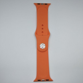  Apple Watch 42mm M/L silicone Nectarine 4