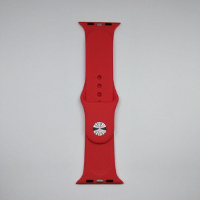  Apple Watch 42mm S/M silicone Red 3