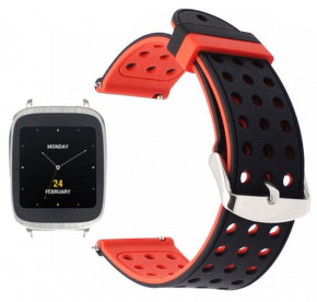       Asus ZenWatch 2 (WI501Q) - Black&;Red