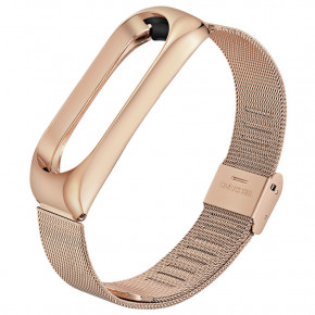  Metal BeCover  Xiaomi Mi Band 3/4 Rose Gold (704654) 9