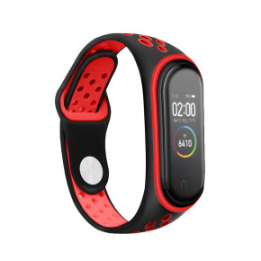  Nike Style BeCover  Xiaomi Mi Smart Band 5 Black-Red (705153) 6